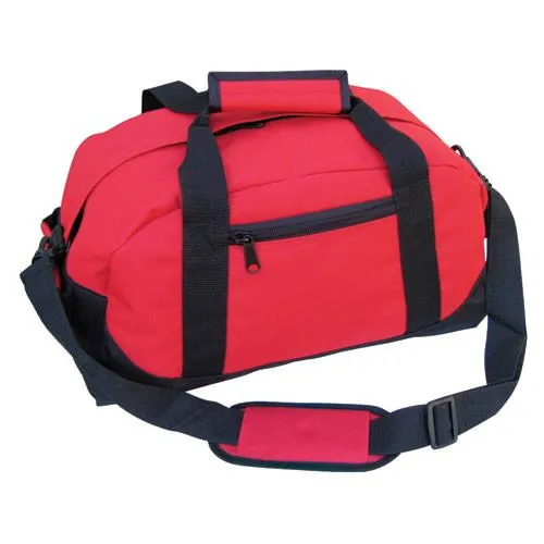 18" Standard Size Two Tone Duffel Bag Hook and Loop Handle