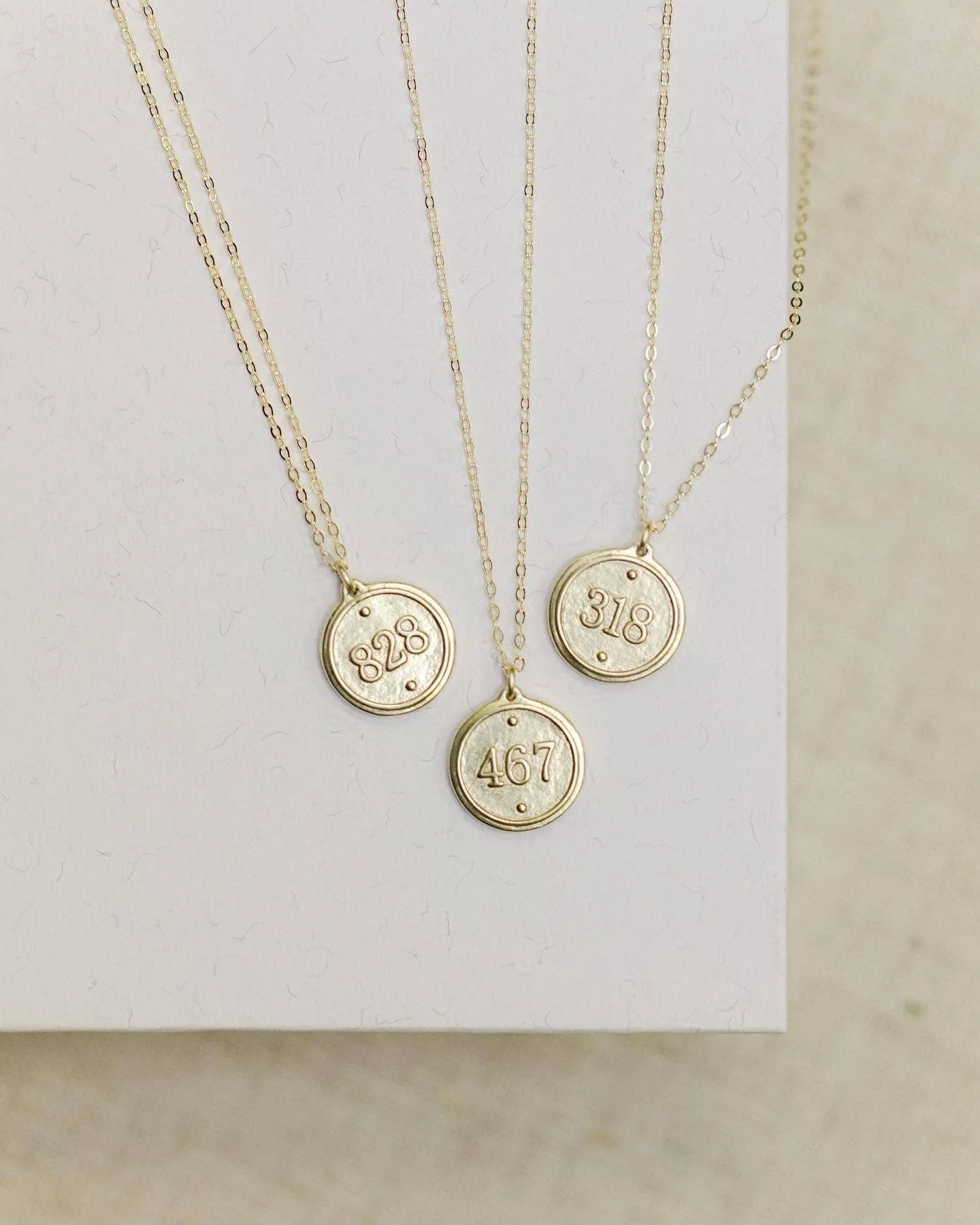 22" - Ephesians 3:18 (Petite Pendant Necklace)