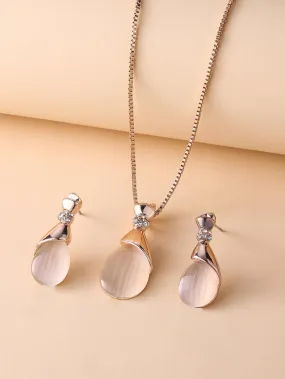 3pcs/set Artificial Opal Decor Jewelry Set For Women Jewelry Set Jewelry Gift