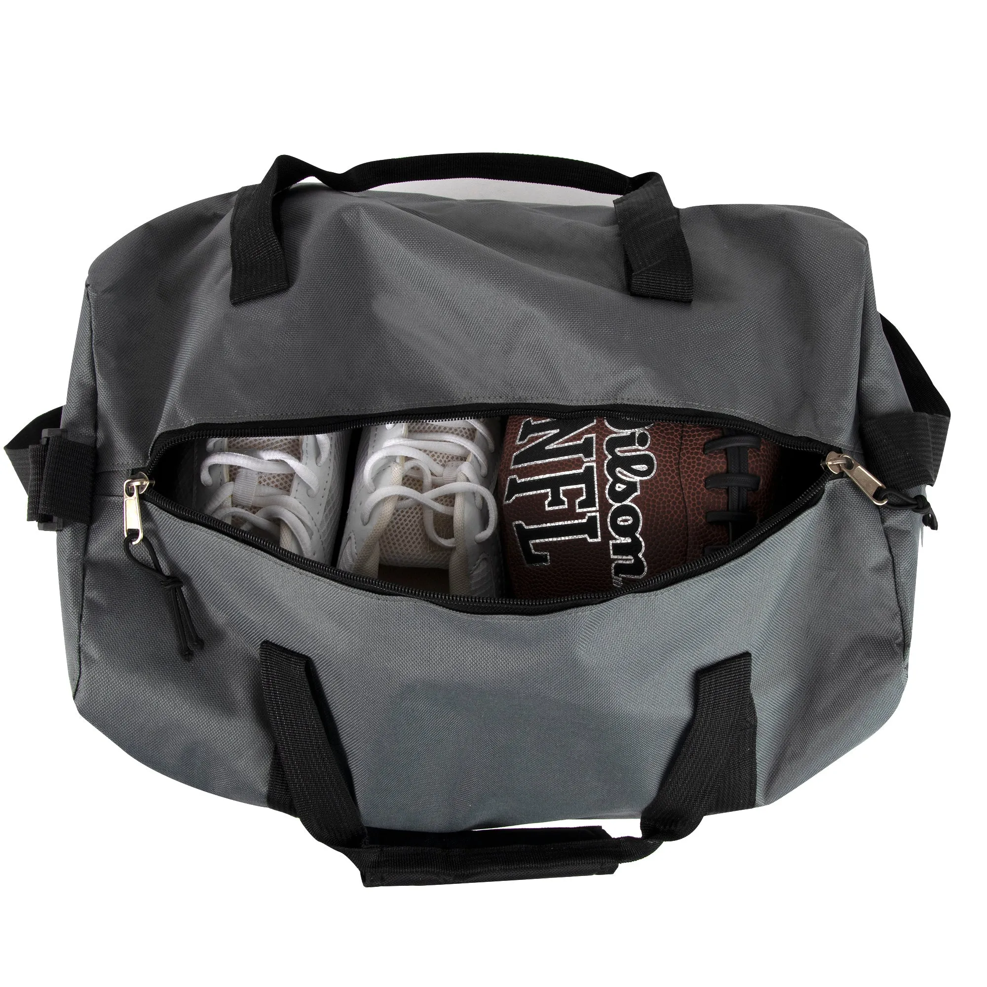 44cm Duffel Bag Medium 28L Capacity - Grey