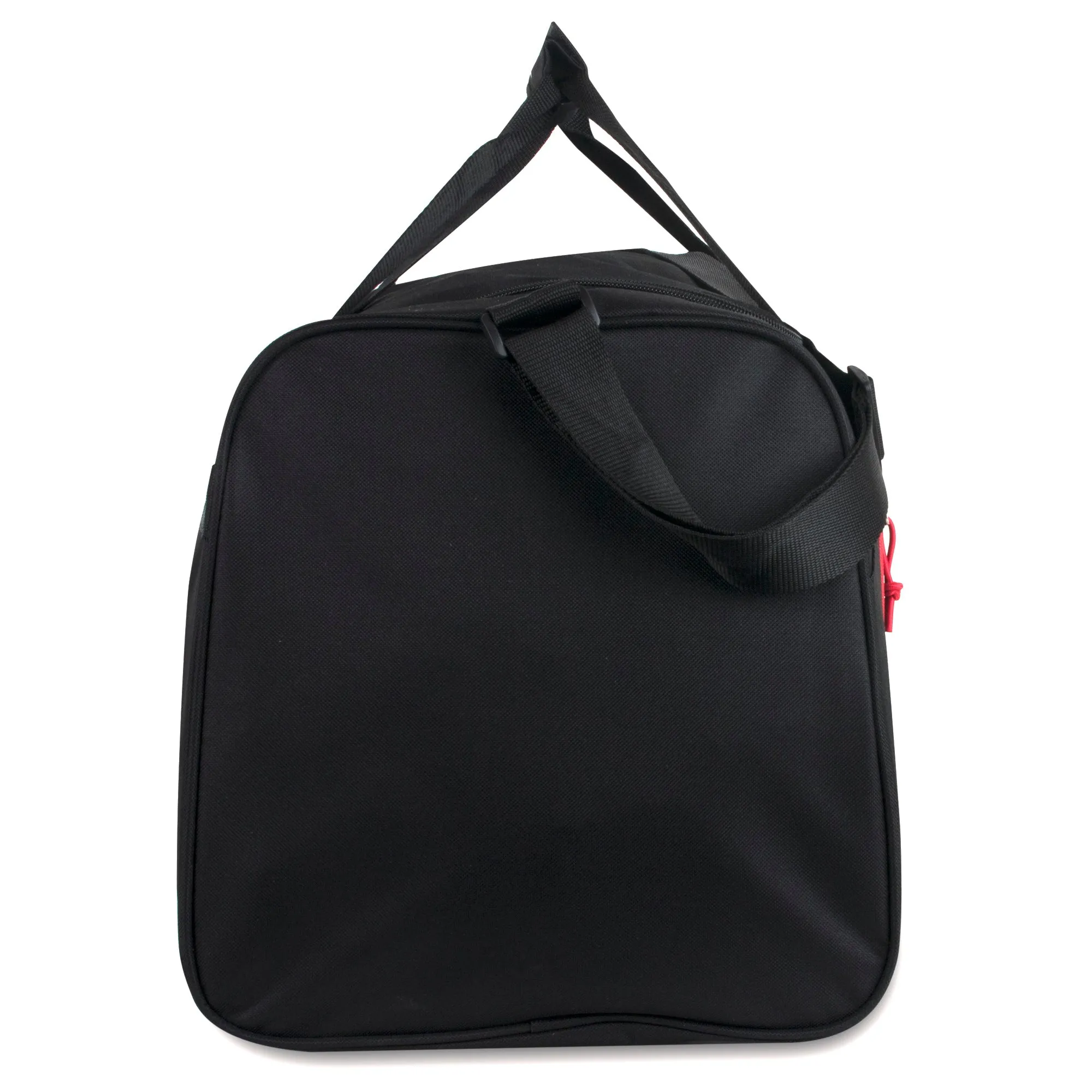 61cm Duffel Bag Jumbo 54L Capacity - Black With Front Zippered Pocket