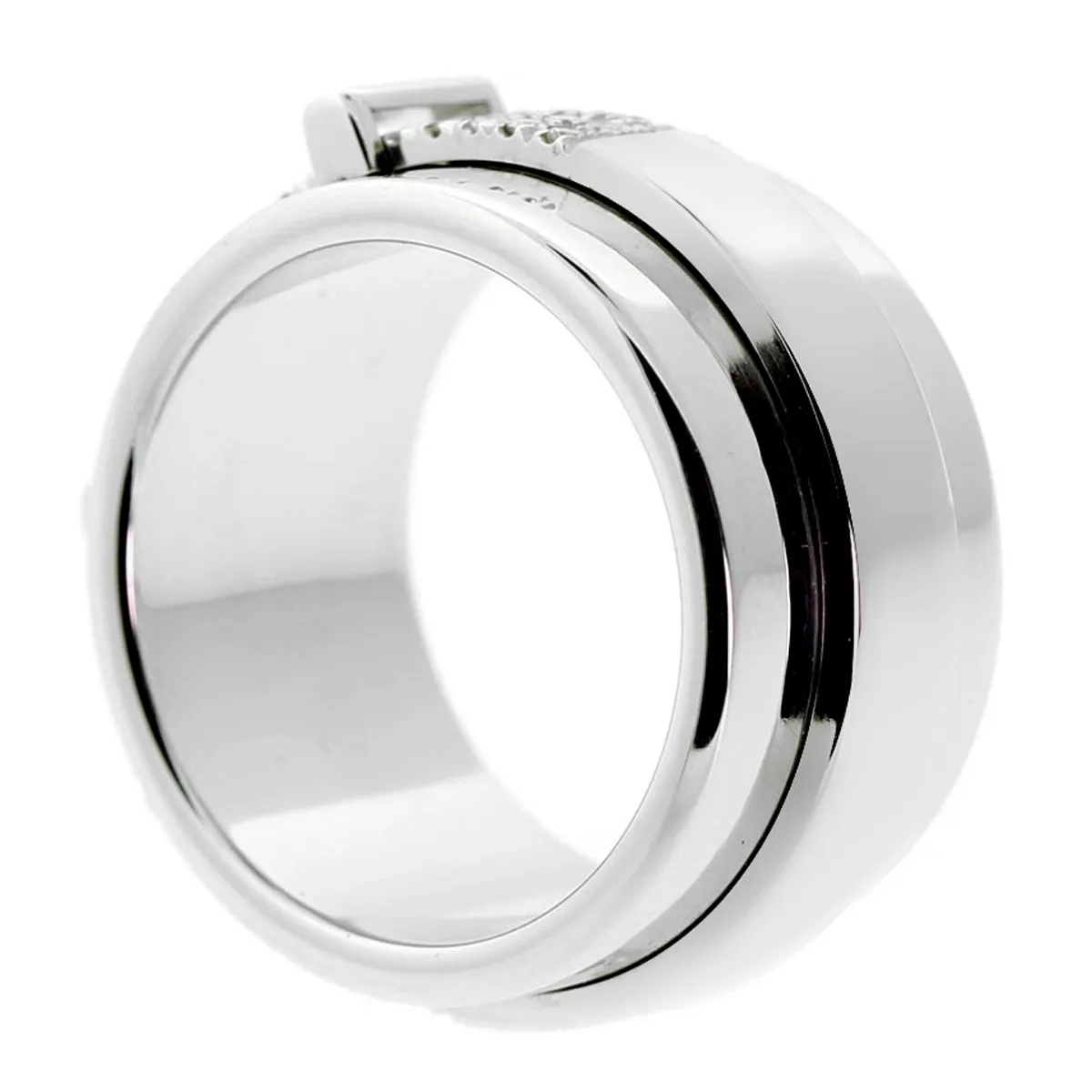 Asprey Diamond Cocktail White Gold Ring