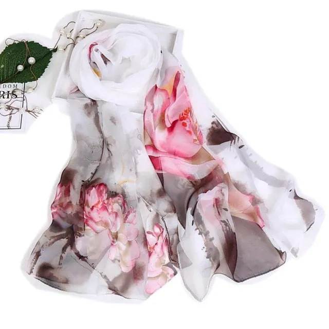 Autumn Femme Silk Scarves