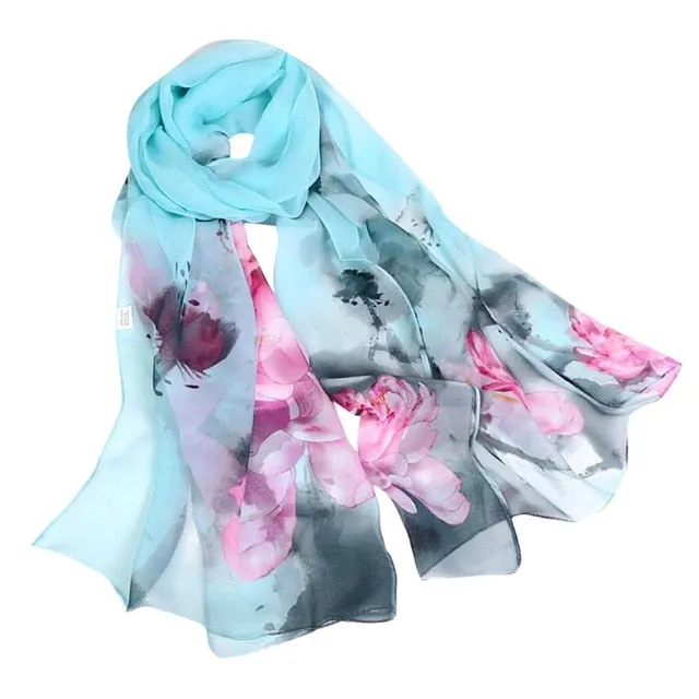 Autumn Femme Silk Scarves