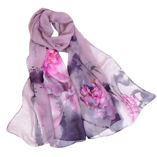 Autumn Femme Silk Scarves