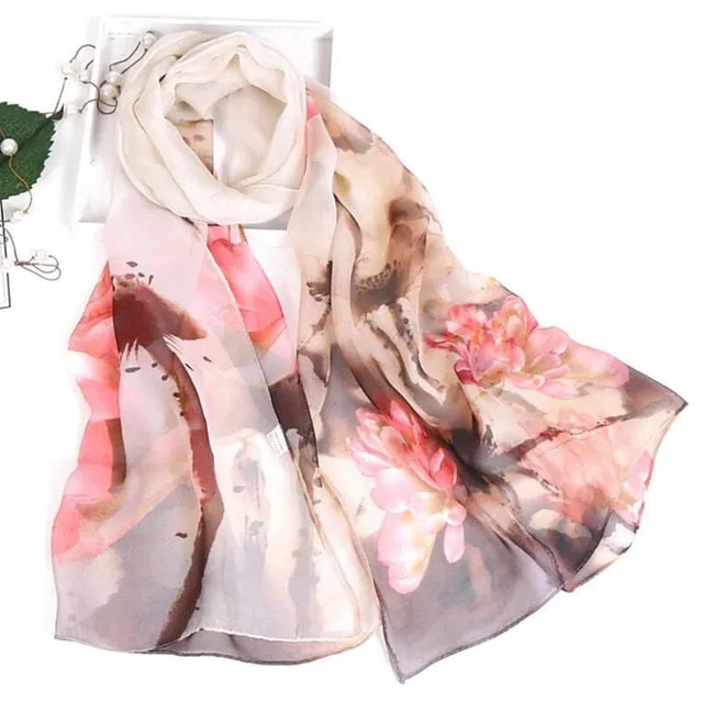 Autumn Femme Silk Scarves