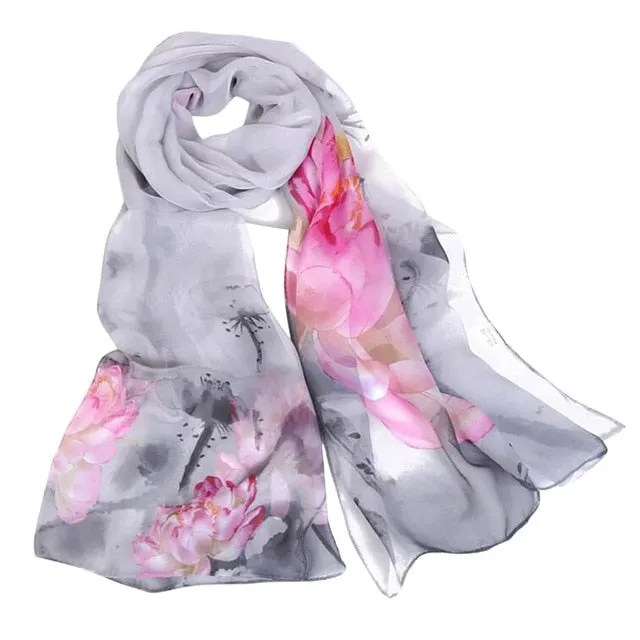 Autumn Femme Silk Scarves