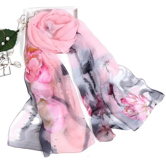 Autumn Femme Silk Scarves