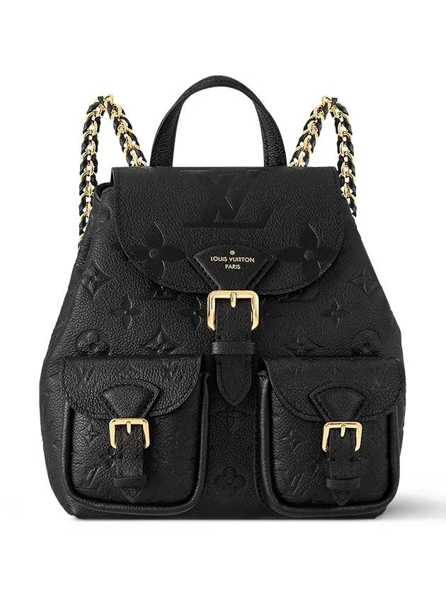 Backup Monogram Empreinte Backpack Black