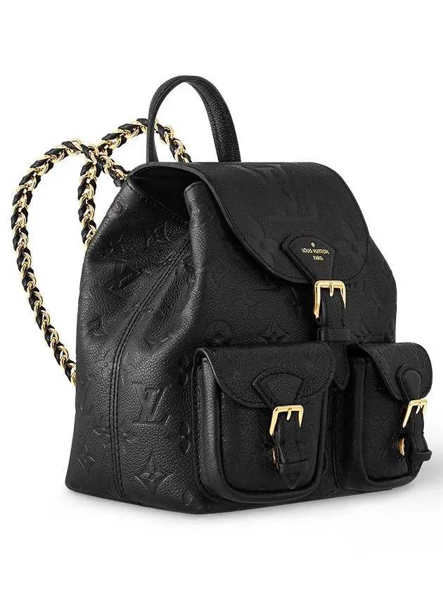 Backup Monogram Empreinte Backpack Black