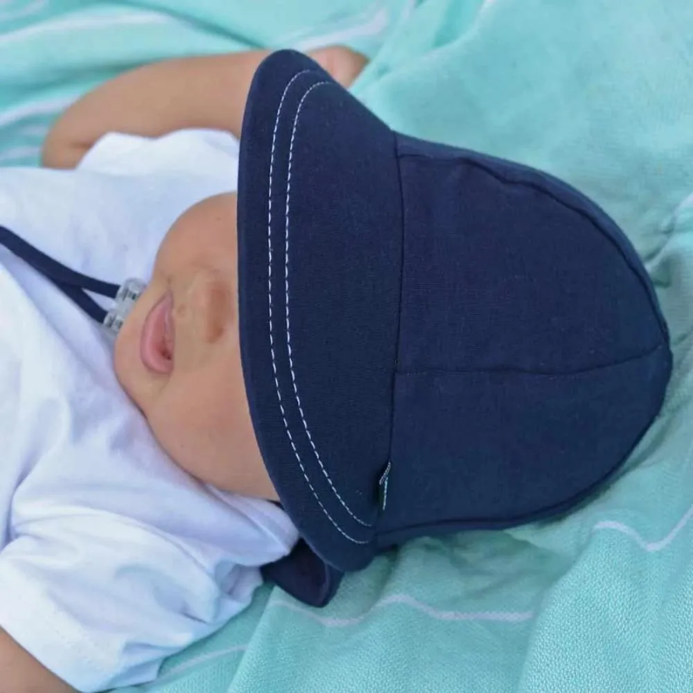 Bedhead Hats Baby Legionnaire Hat Navy