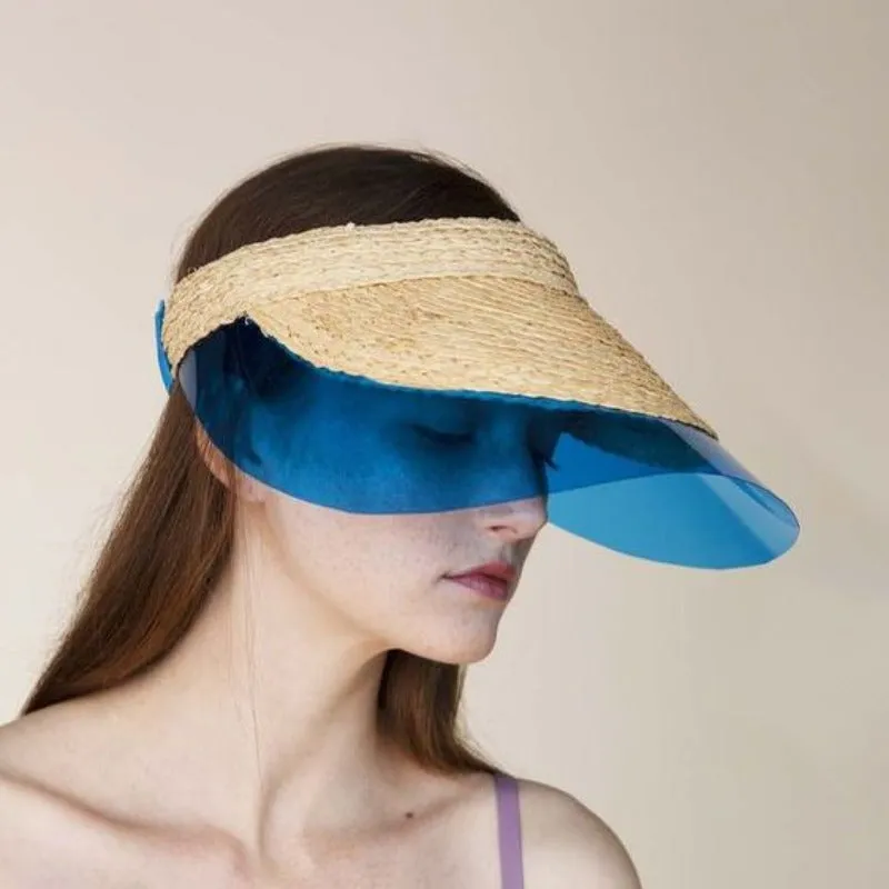 Blue billiard visor - LOLA HATS