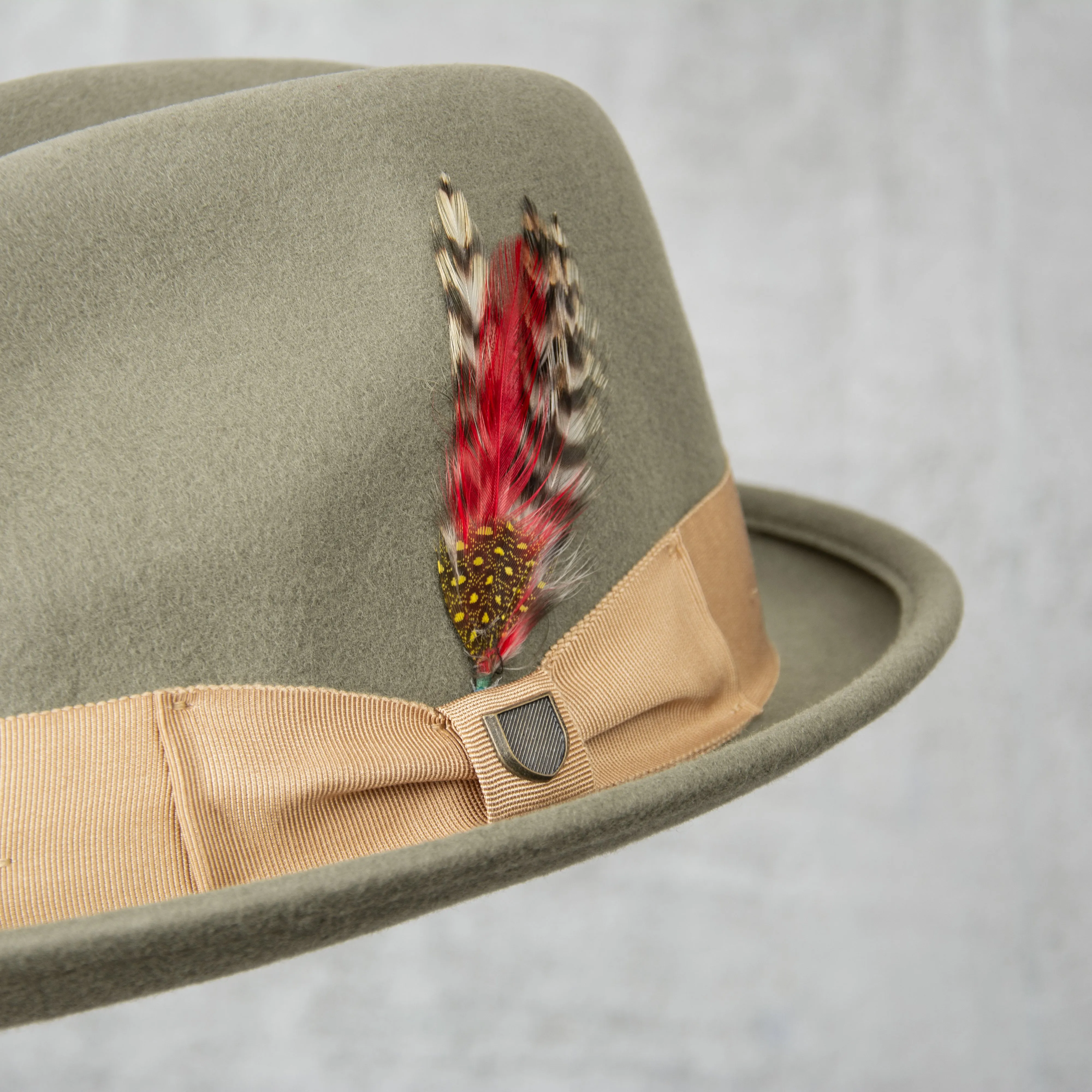 Brixton Gain Fedora - Olive Surplus / Sand