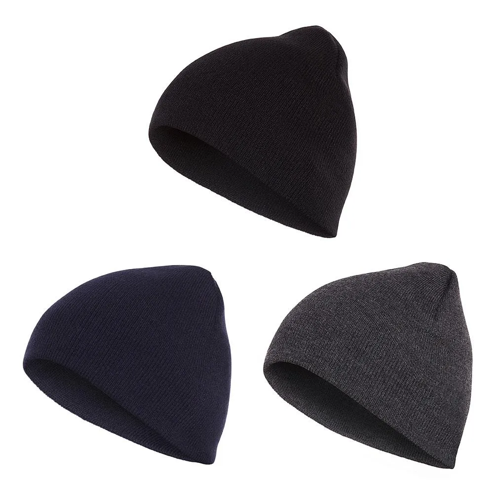 Casaba Beanies Hats Caps Short Uncuffed Knit Soft Warm Winter for Men Women