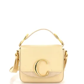 CHLOE C Flap Bag Leather Mini