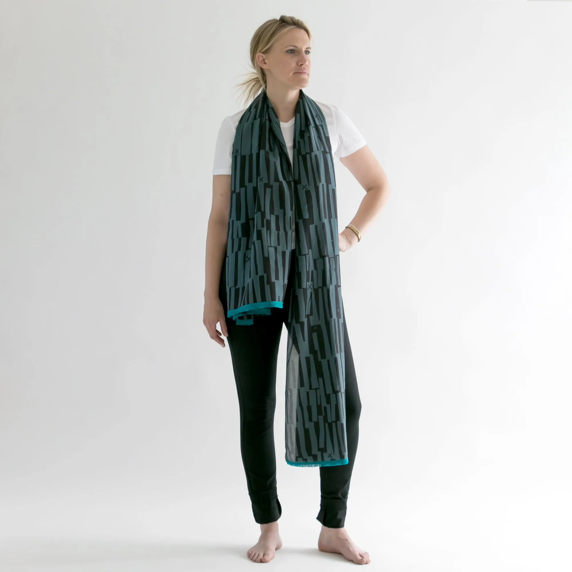 Cotton Silk midi | scarves