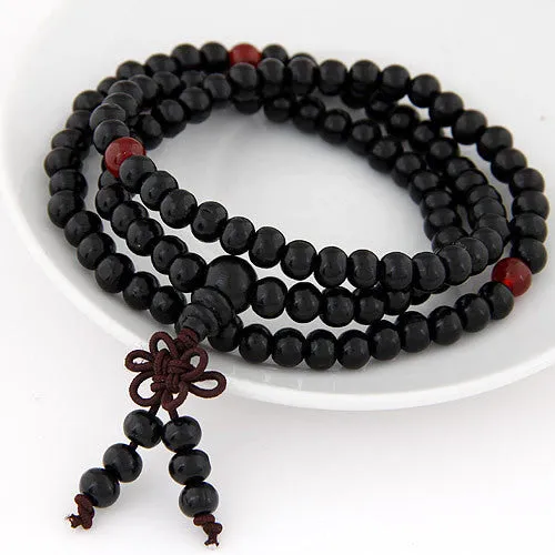 Fashion Wood Beads Buddha Bracelet Men Women Multilayer Bracelets & Bangles Pulseiras Pulseras Mujer Malas Tibet Jewelry