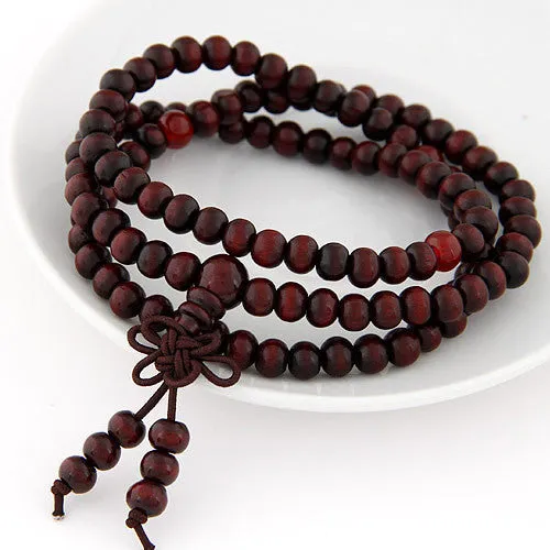 Fashion Wood Beads Buddha Bracelet Men Women Multilayer Bracelets & Bangles Pulseiras Pulseras Mujer Malas Tibet Jewelry