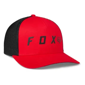 Fox Racing  Mens Absolute Flexfit Hat Cap Curved Brim Iconic Logo Flame Red