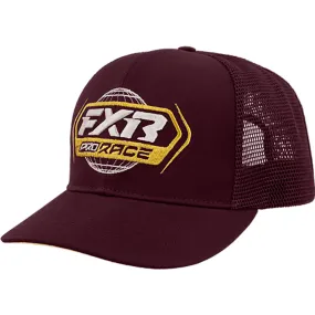 FXR Race Div Hat Merlot/Gold Purple