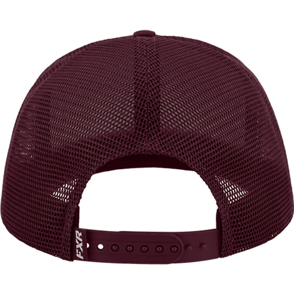 FXR Race Div Hat Merlot/Gold Purple