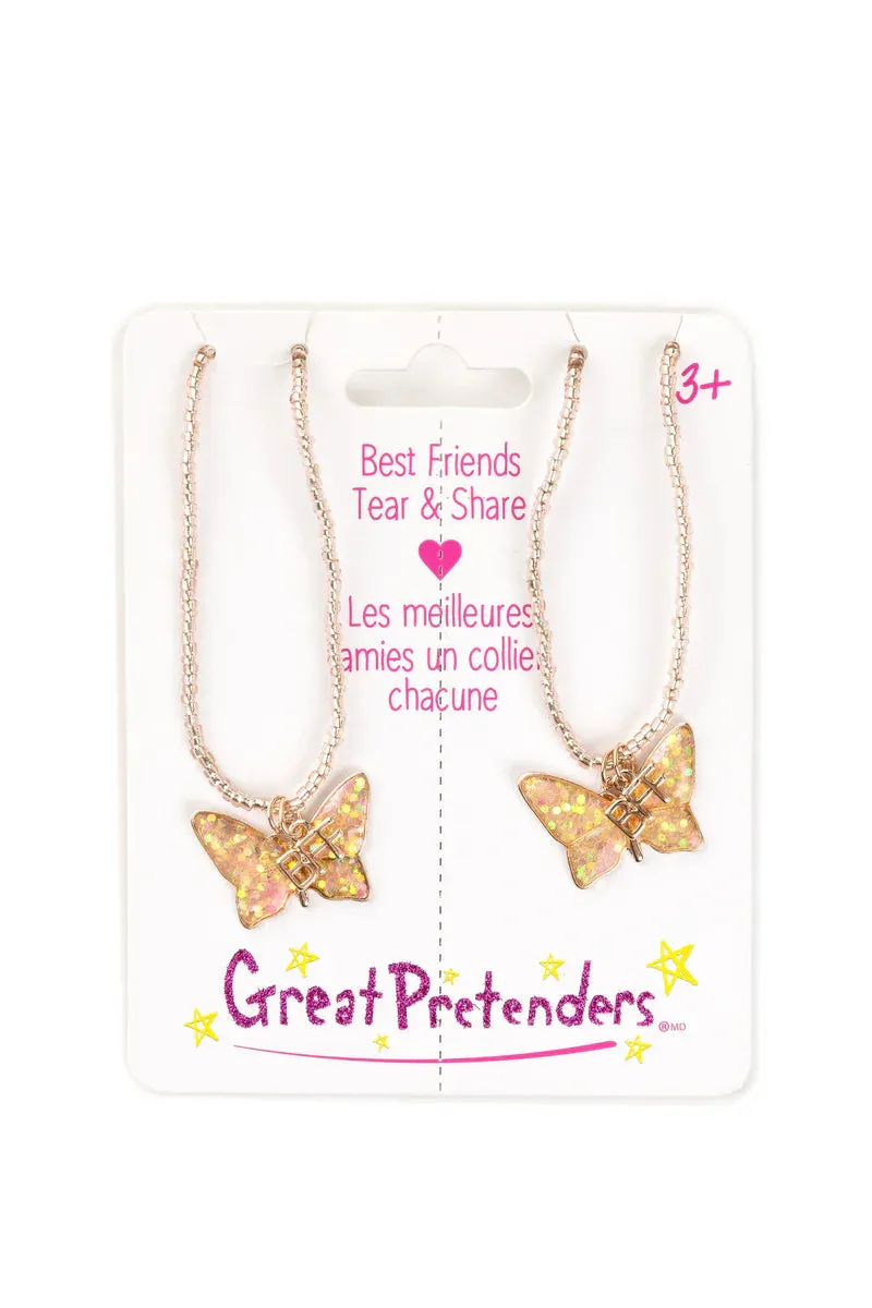 Great Pretenders Necklace - BFF Butterfly Share & Tear Necklaces