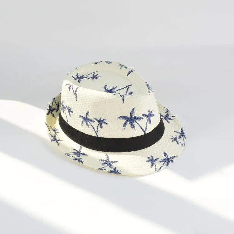 Hats men's middle-aged and elderly summer paper cloth sun hats small top hats sun protection hats outdoor straw hats