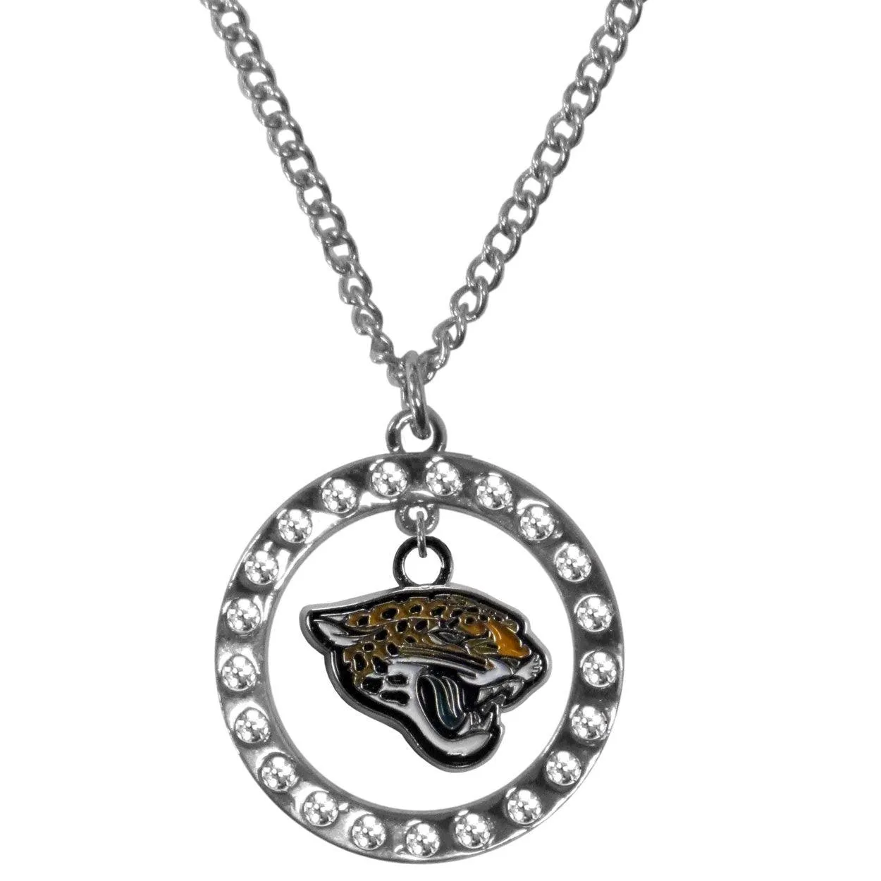 Jacksonville Jaguars Rhinestone Hoop Necklaces