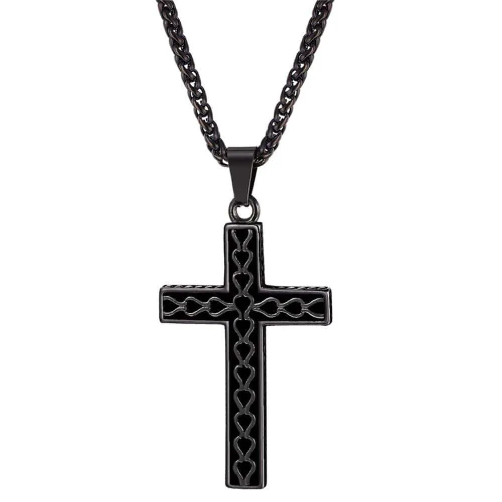 Men's Christian Necklace <br> Ancient Cross