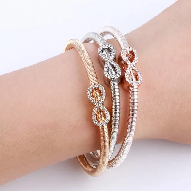 New! 3 Bracelets with Bangles - Free Shipping Anywhere In North America. Please allow 2-4 weeks for delivery