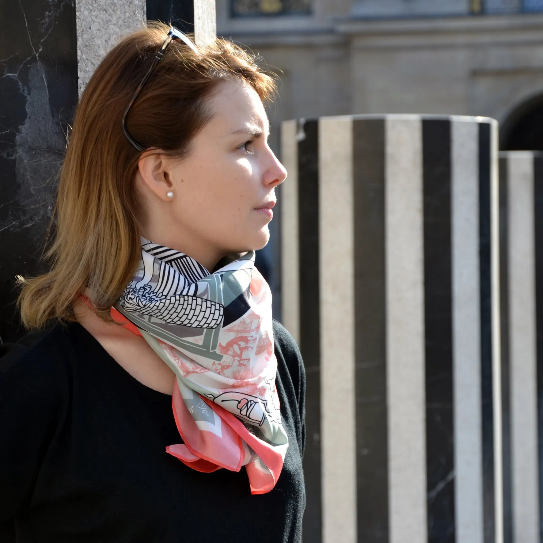 Paris | Silk Scarf 90