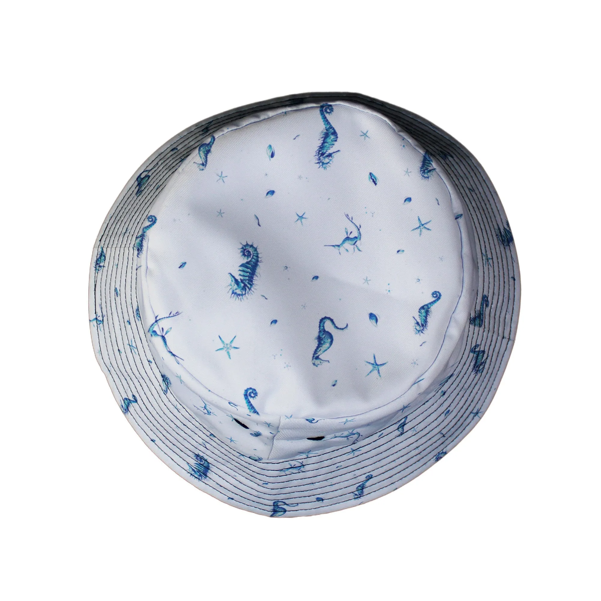 Seahorses Floating Bucket Hat