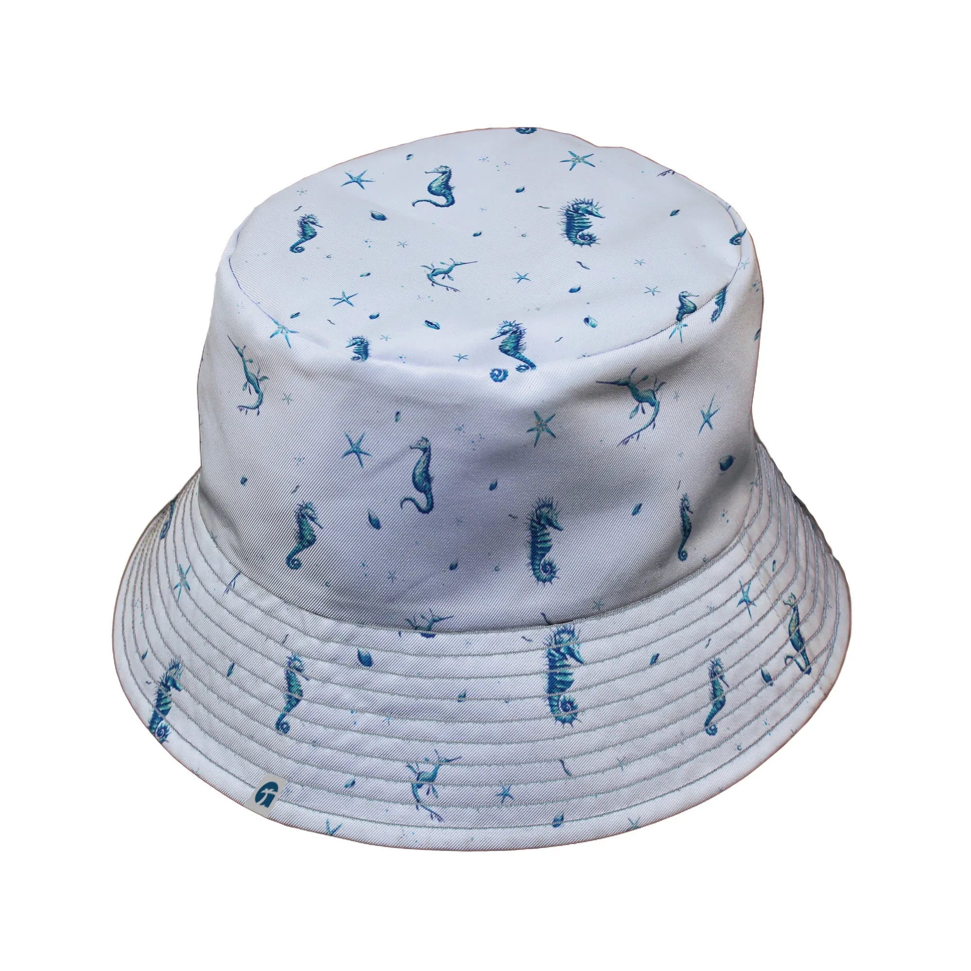 Seahorses Floating Bucket Hat