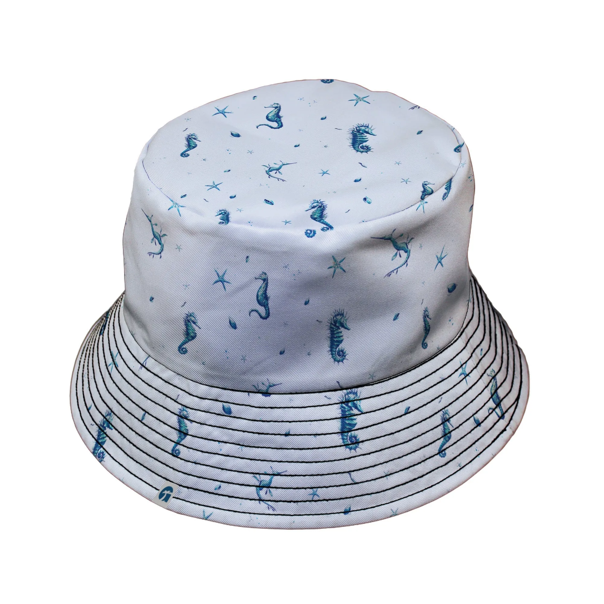 Seahorses Floating Bucket Hat