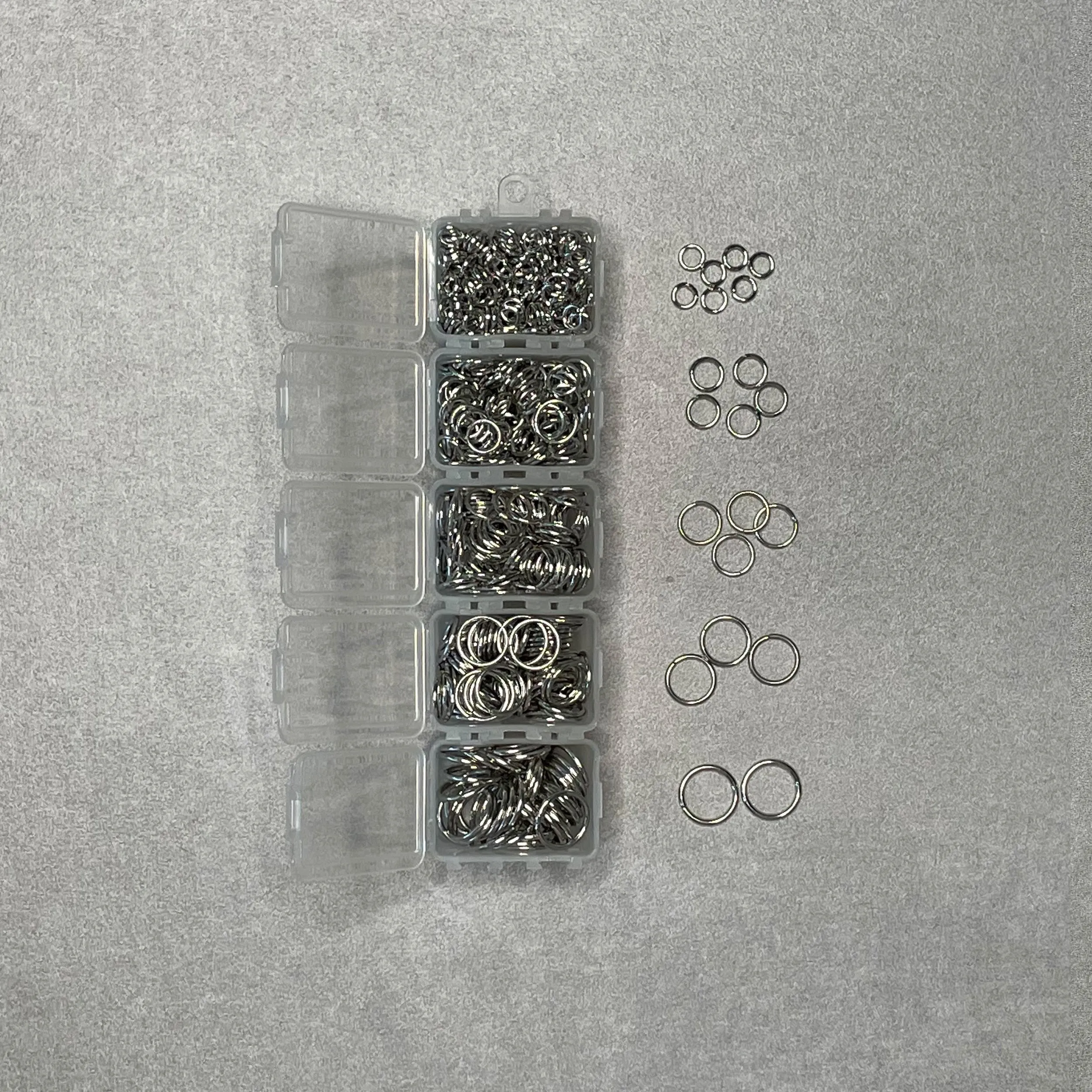 Silver Essential Jump Rings Kit, 700pcs