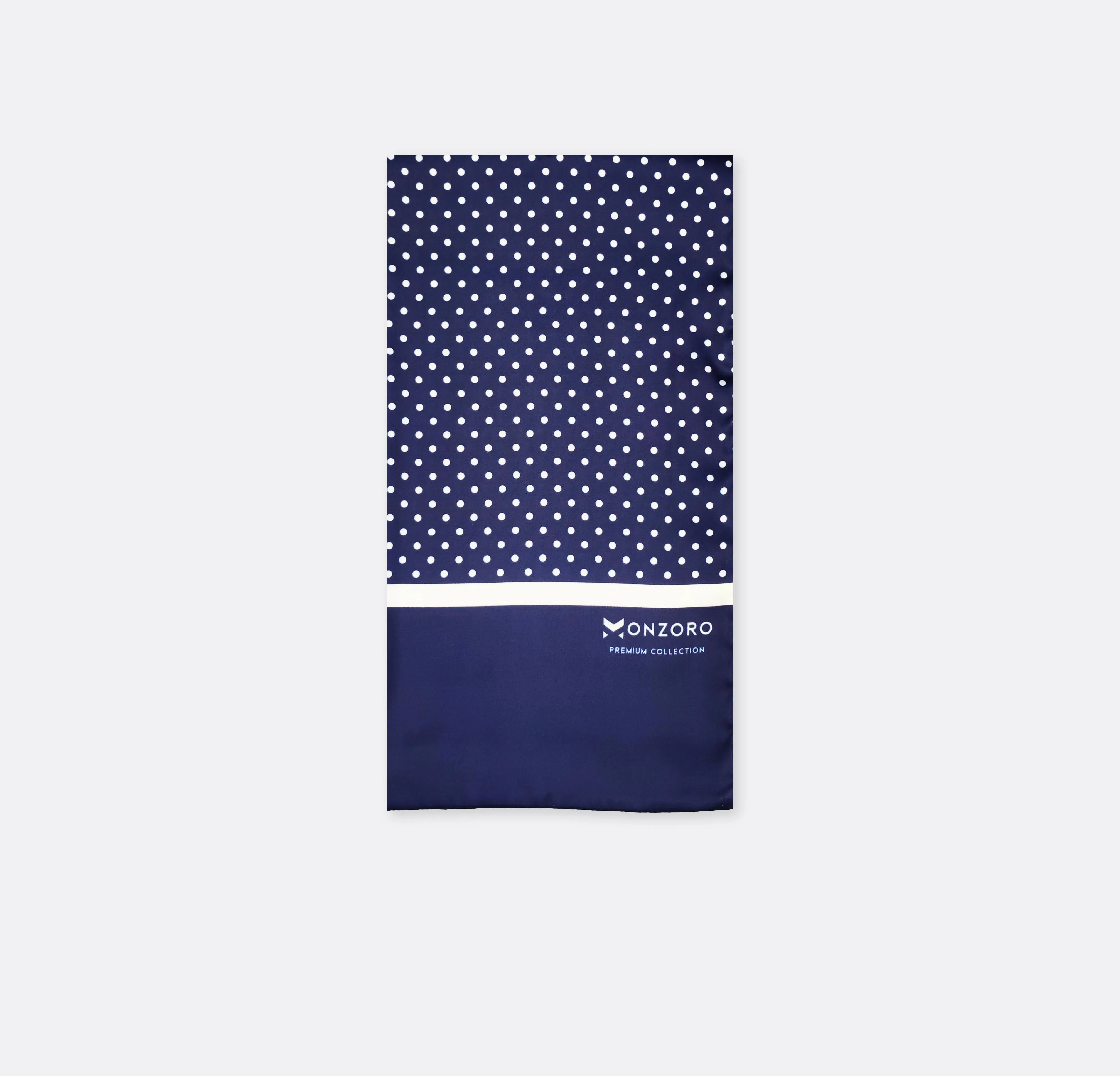 STARRY BLUE NIGHT POLKA DOTS - SILk men scarves