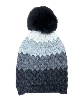 Striped Pom Beanies