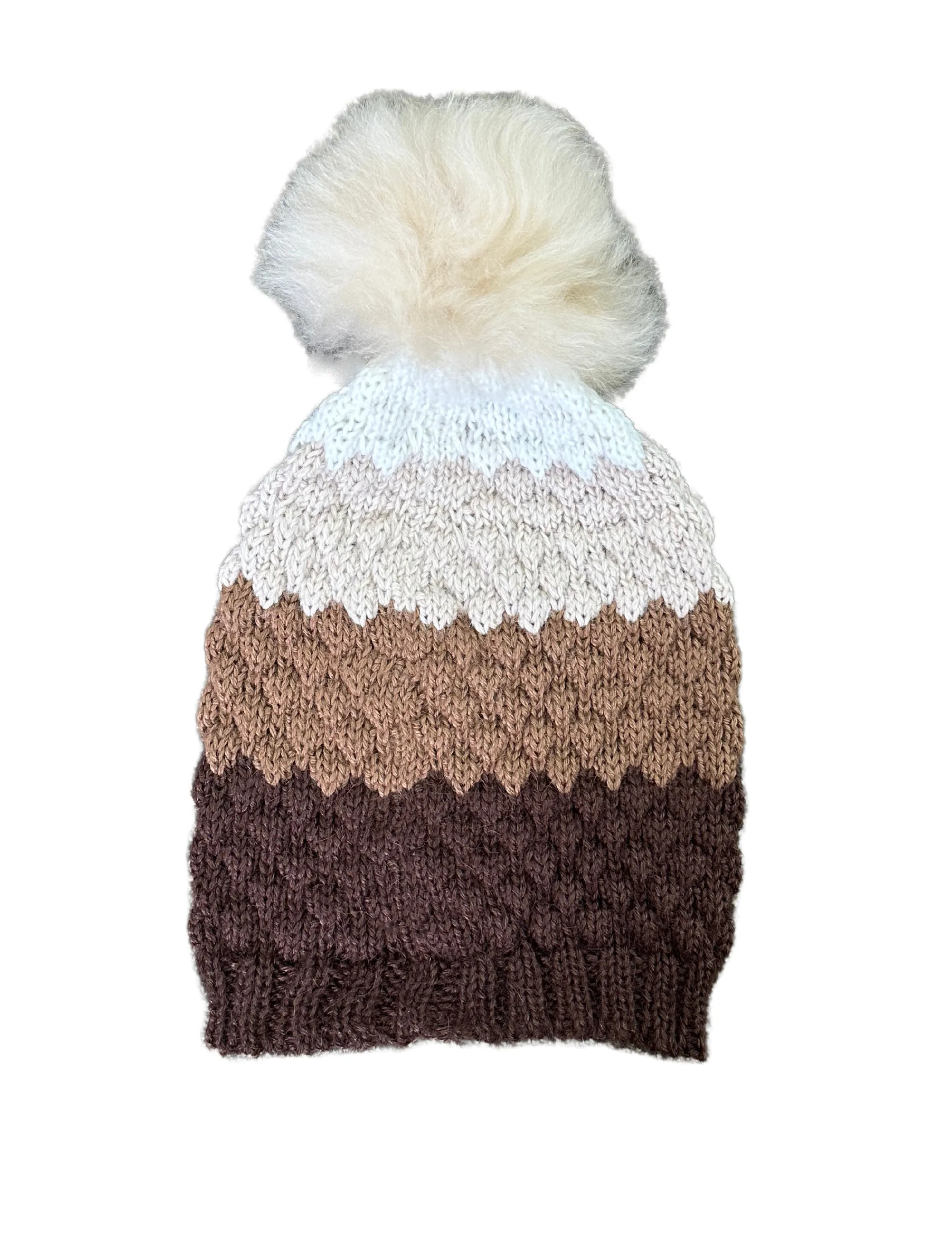 Striped Pom Beanies