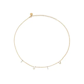 Tutu Space Necklace, Gold