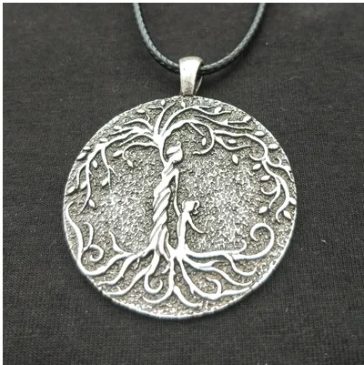 Viking tree of life necklace jewelry Mother and two children, gift for new mother mother's day gift