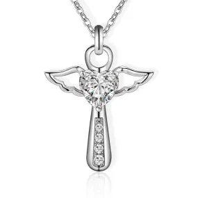 Women's Christian Necklace <br> Angel Wings